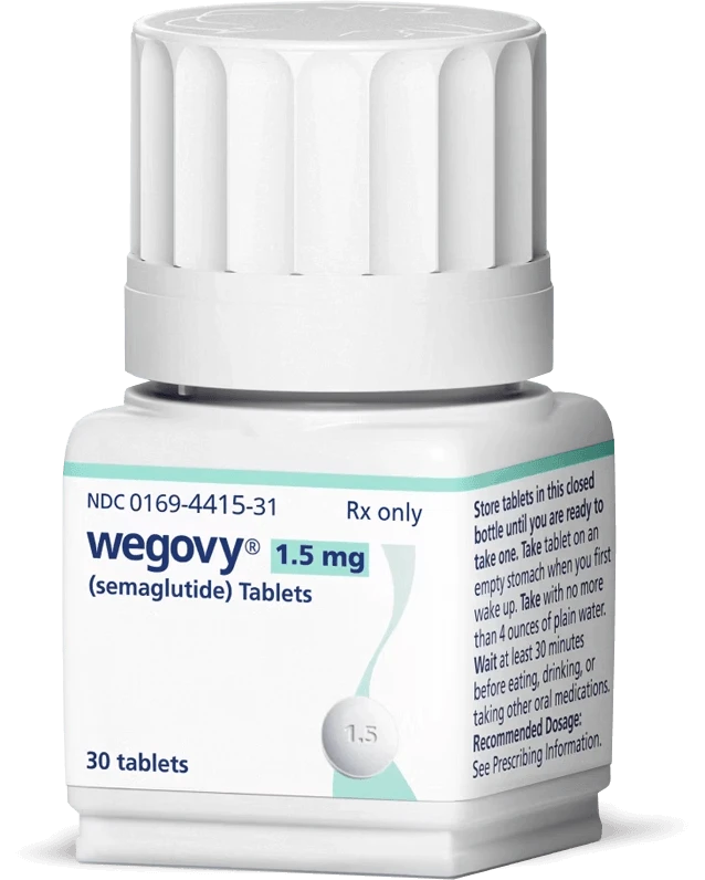 Wegovy Tablets Bottle